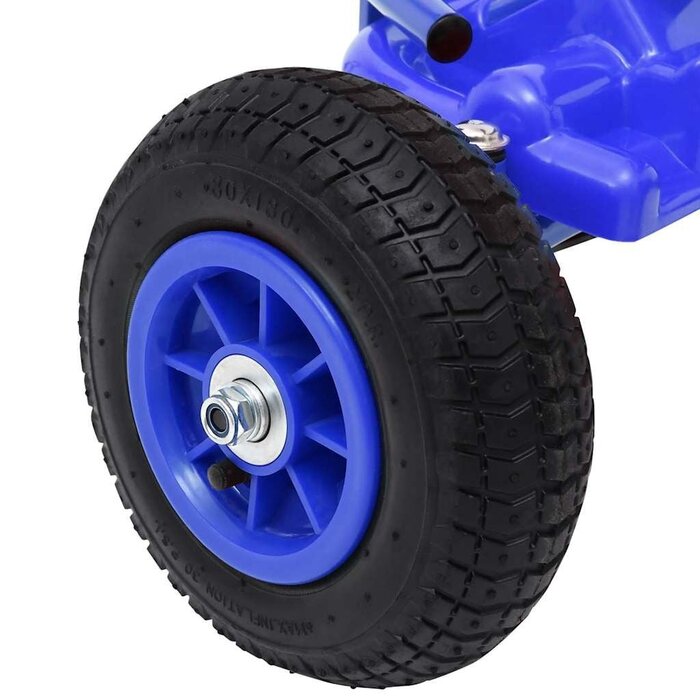Kart à pédales pour enfants bleu/noir - Jusqu'à -35% de remise