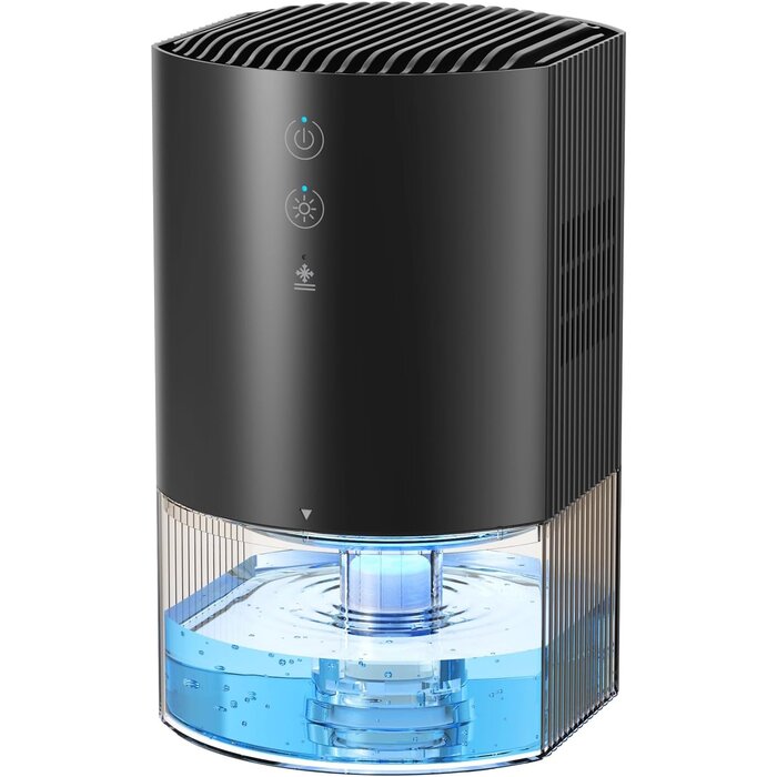 Déshumidificateur Compact 990ml - Silencieux - Noir - Jusqu'à -27% de remise