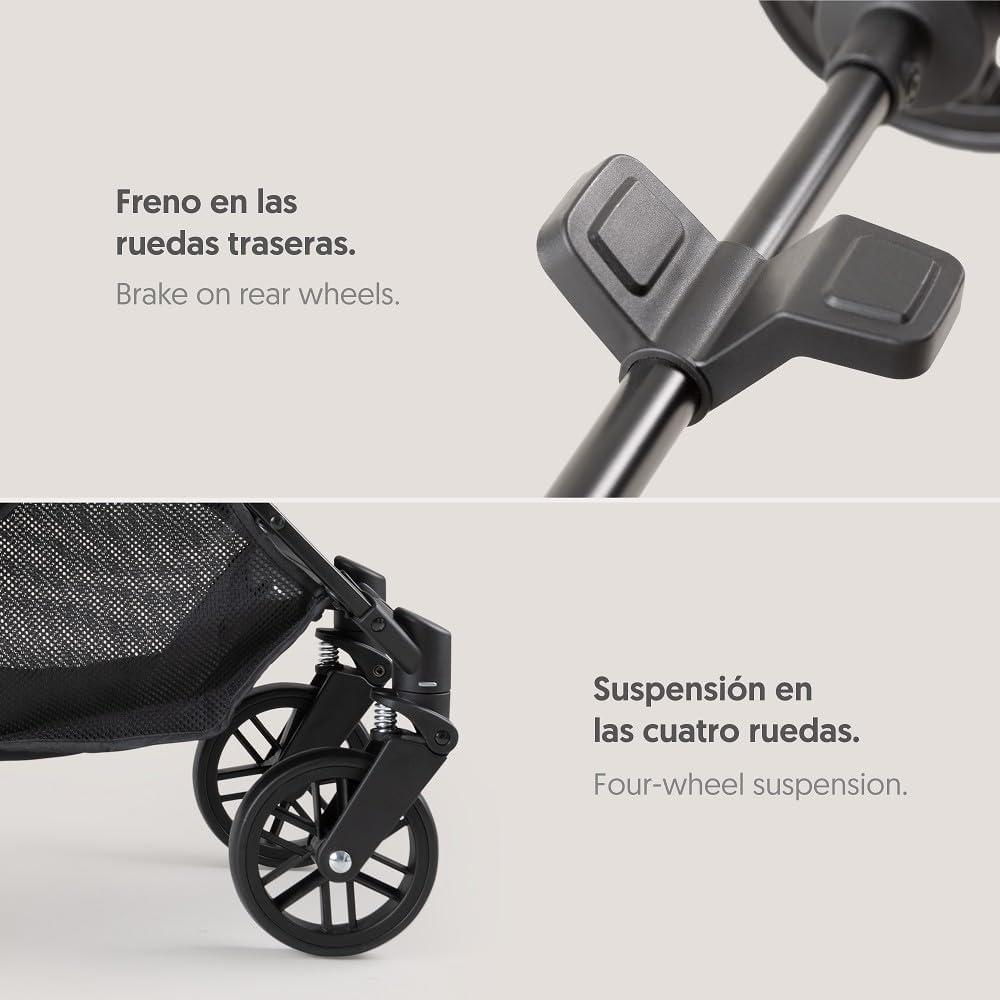 Poussette compacte rose - Jusqu'à 22 kg - Jusqu'à 35% de réduction