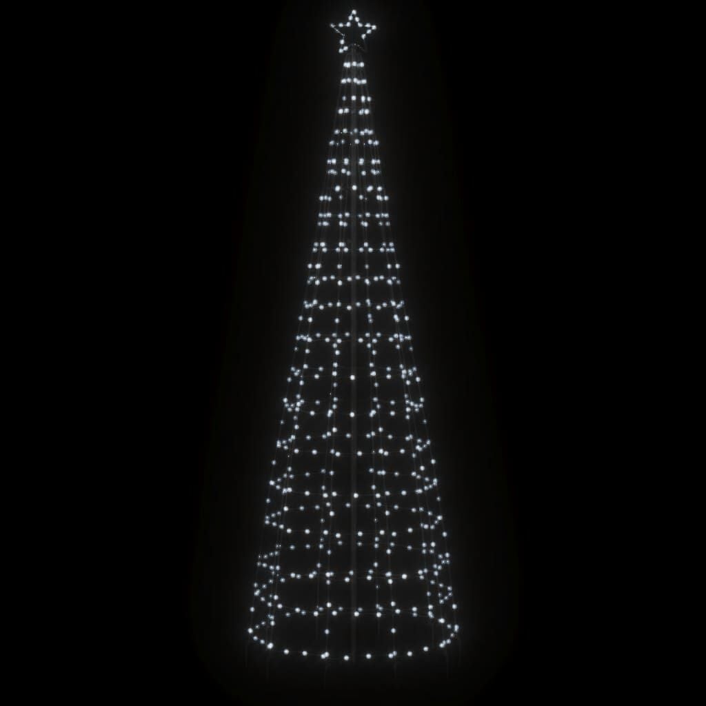 Sapin de Noël LED extérieur 300 cm - Blanc froid - Jusqu'à 77 % de remise