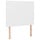 Lot de 2 têtes de lit 80 cm en similicuir blanc - Jusqu'à -39%