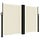 Paravent rétractable 160x1000 cm Crème - Jusqu'à -35% en Outlet