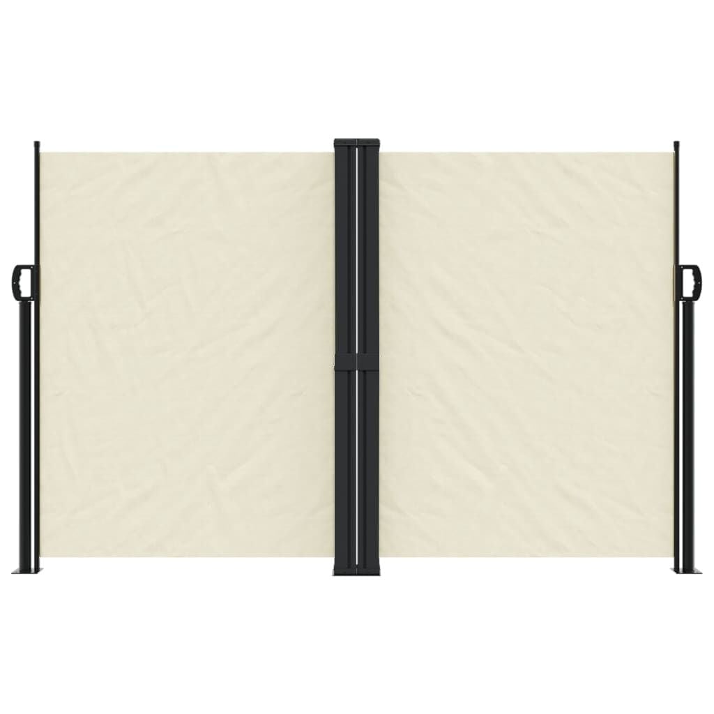 Paravent rétractable 160x1000 cm Crème - Jusqu'à -35% en Outlet