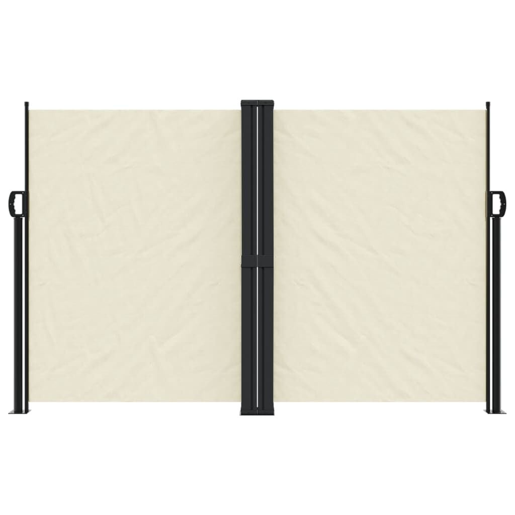 Vidaxl Paravent rétractable 160x1000 cm Crème - Jusqu'à 63% de remise