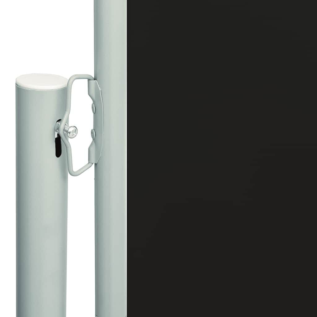 Paravent rétractable pour jardin 180x600 cm noir - Jusqu'à 34% de remise