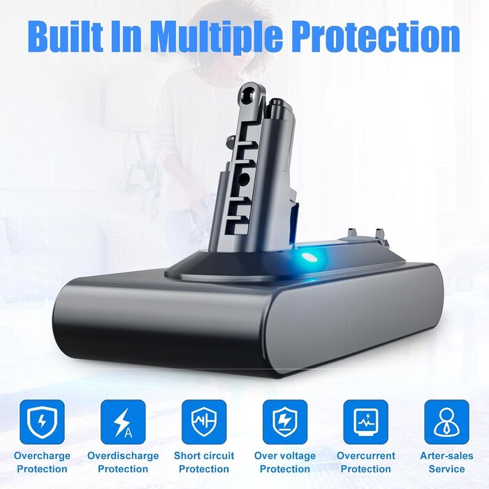 Batterie 6000mAh pour Aspirateur V11 (Fixation Vis) - Jusqu'à 34% de remise
