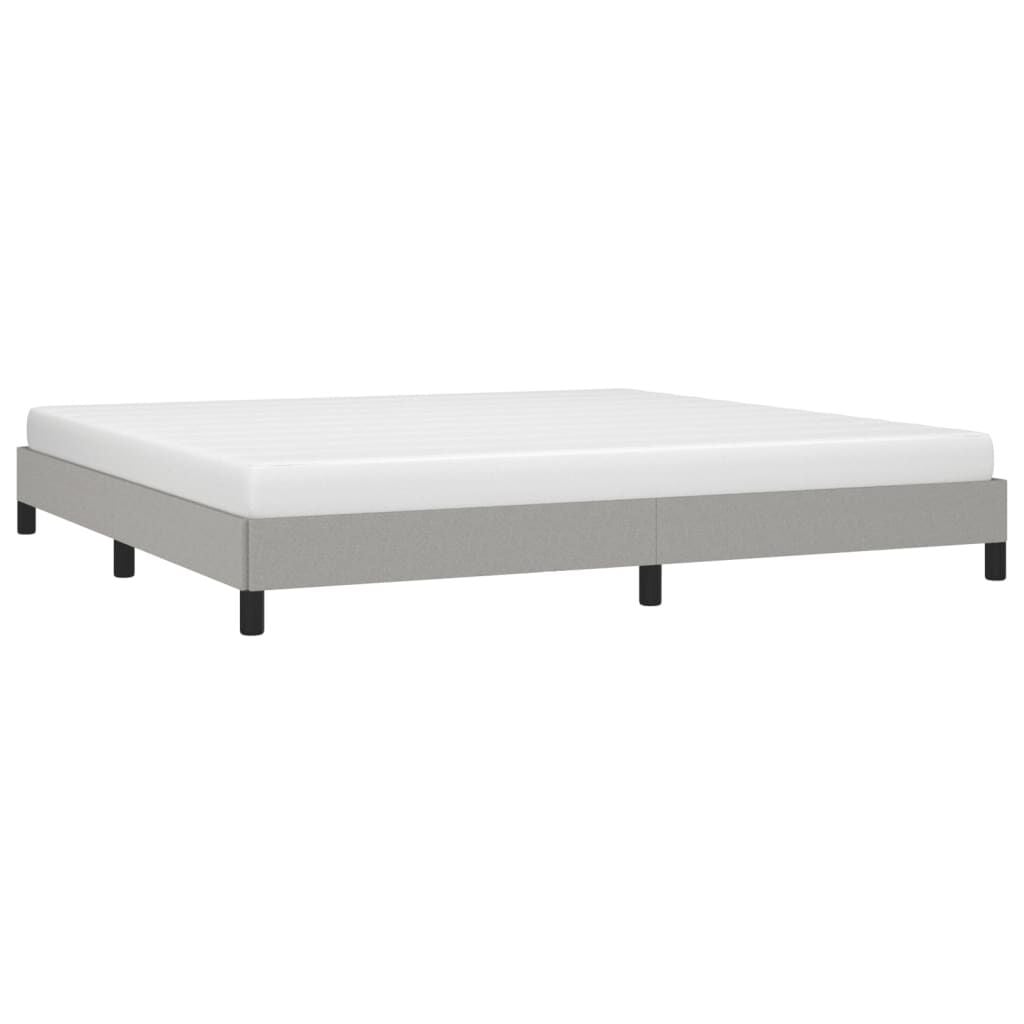 Cadre de lit 200x200 cm Gris - Jusqu'à -34% de remise