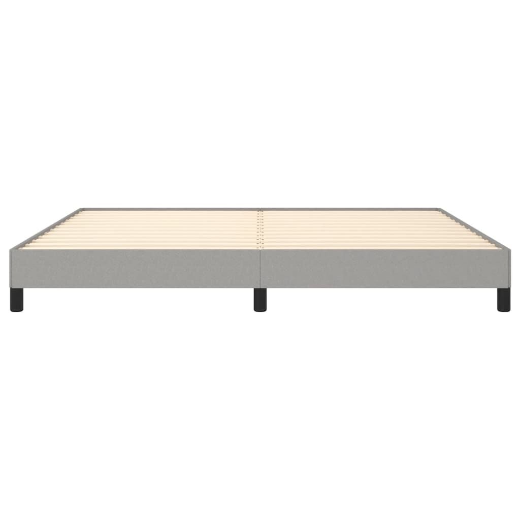 Cadre de lit 200x200 cm Gris - Jusqu'à -34% de remise