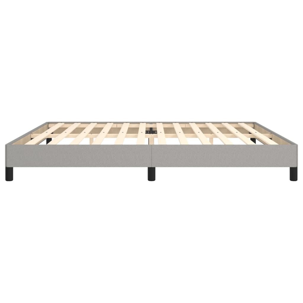 Cadre de lit 200x200 cm Gris - Jusqu'à -34% de remise