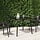 Table de jardin carrée 80x80 cm en acier - Anthracite - Jusqu'à -34%