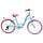 Vélo fille 26 pouces - 7 vitesses - Vert marin et rose - Jusqu'à -26%