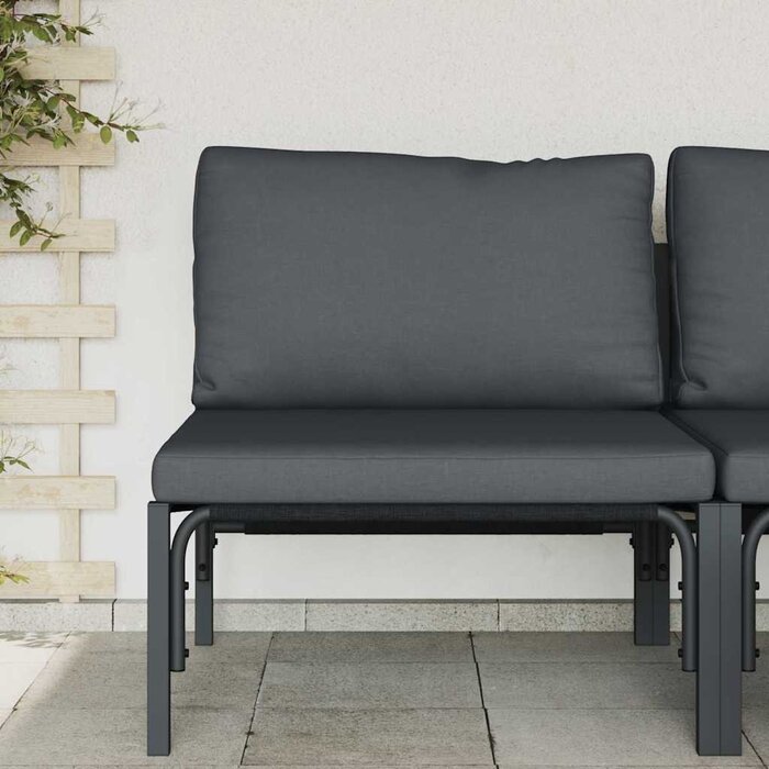 Fauteuil de jardin modulaire anthracite - Jusqu'à -34% sur le prix neuf