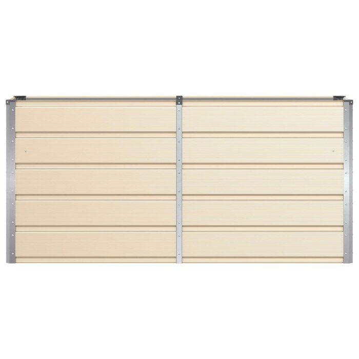 Jardinière sur pied en acier ivoire 160cm - Jusqu'à 33% de remise