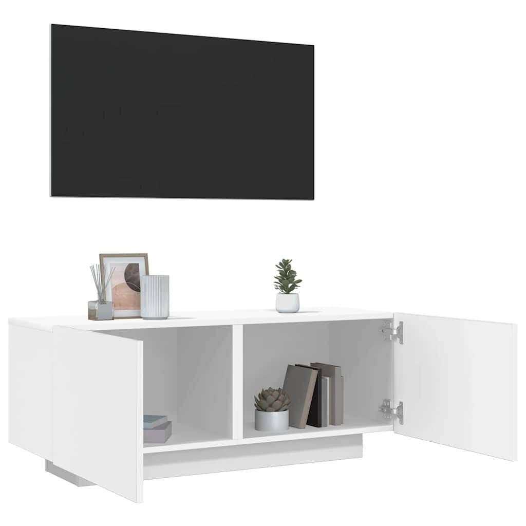Meuble TV blanc modulaire 100cm - Jusqu'à -33% sur notre sélection outlet