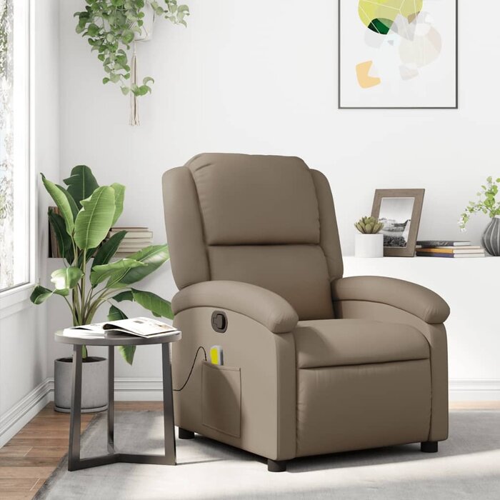Fauteuil de massage inclinable cappuccino : jusqu'à 35% de réduction