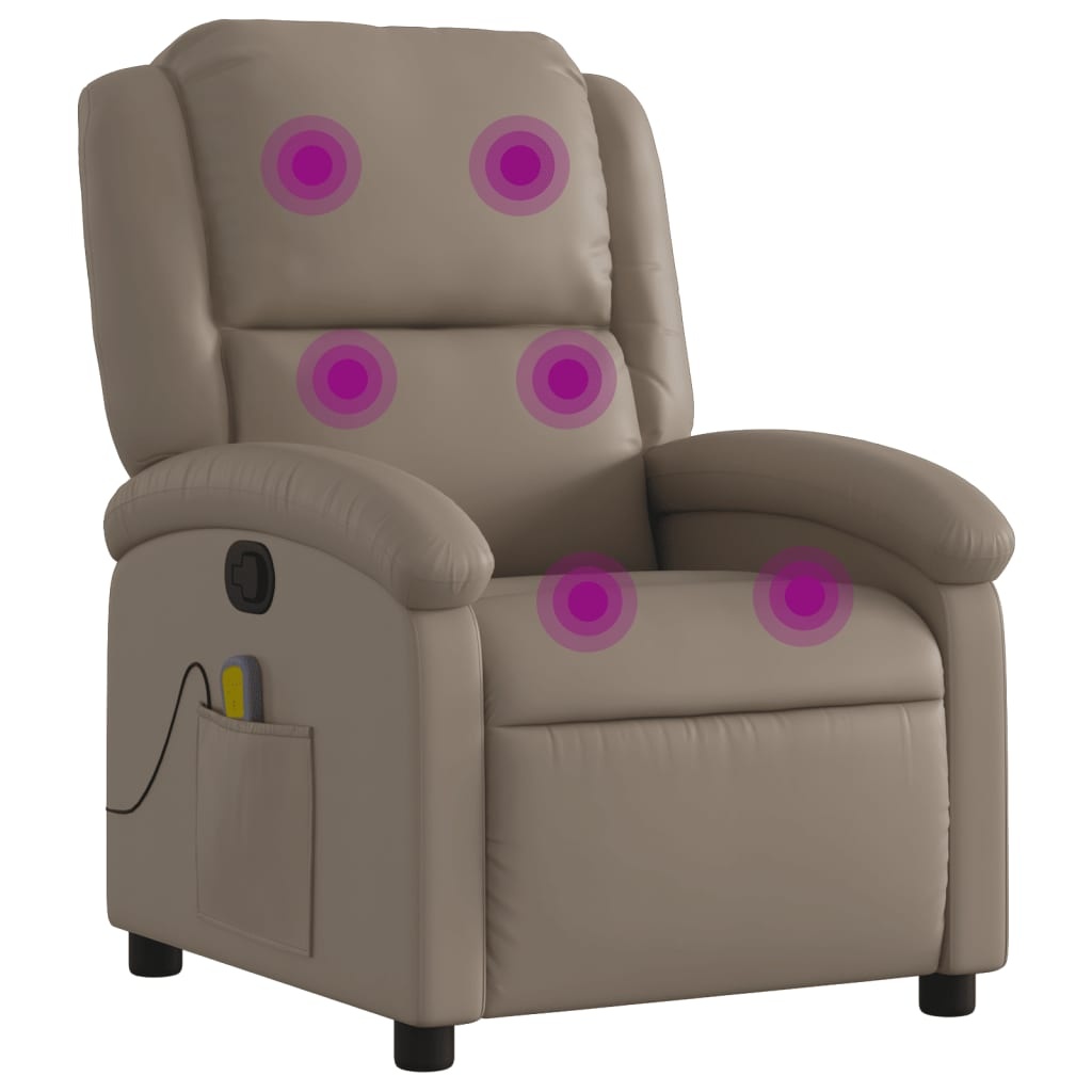 Fauteuil de massage inclinable cappuccino : jusqu'à 35% de réduction