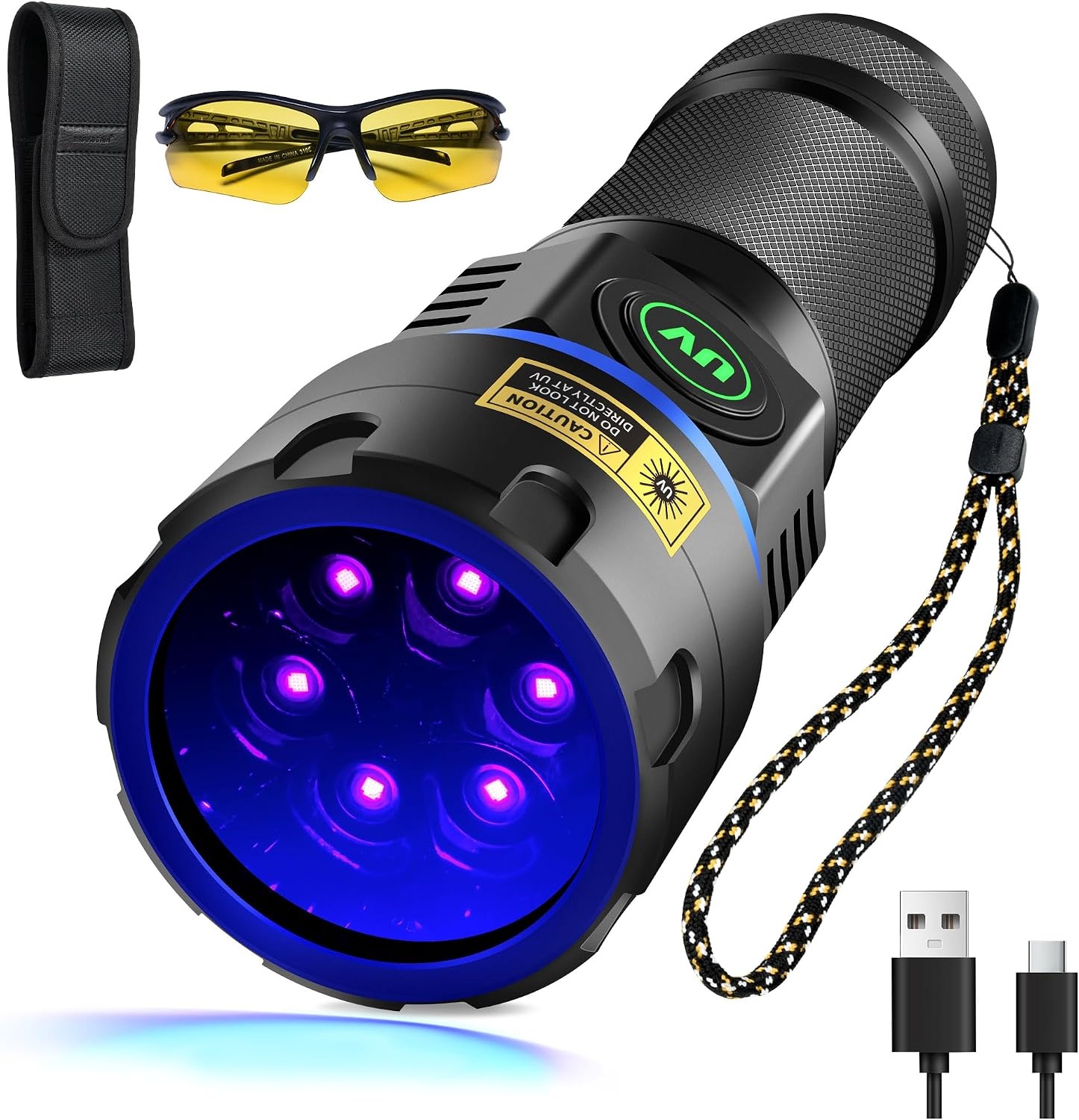 Lampe Torche UV 80W Rechargeable - Jusqu'à -34% sur le prix neuf