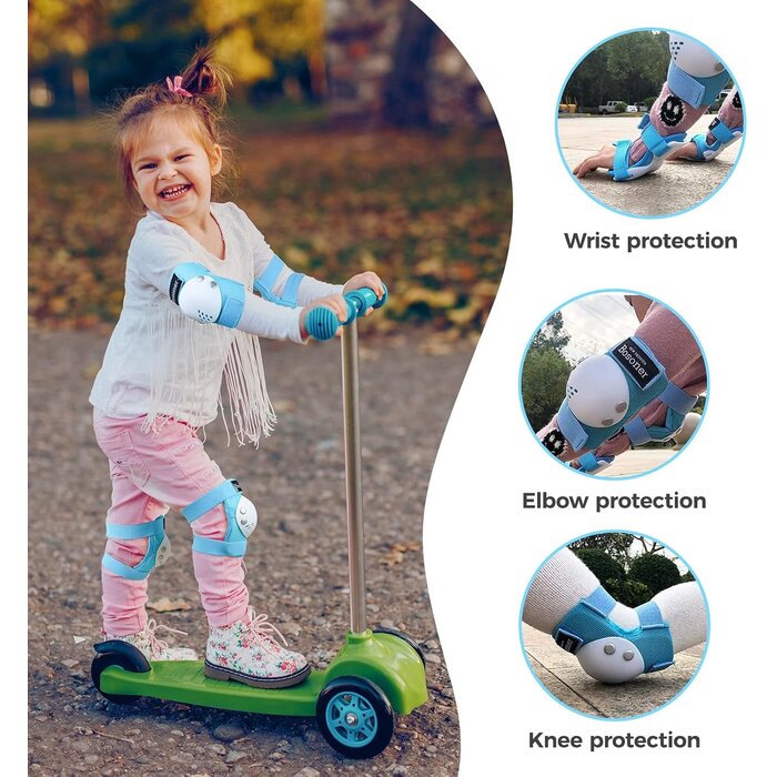 Kit de protection enfant 6 pièces - Sécurité skate & vélo - Jusqu'à -55%