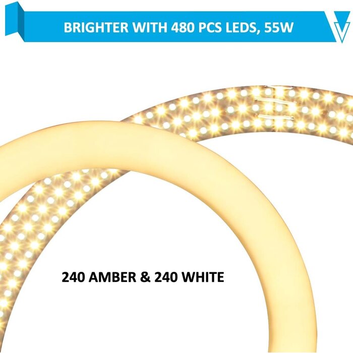 Ring Light LED 18 pouces avec trépied - Jusqu'à -33% sur l'outlet