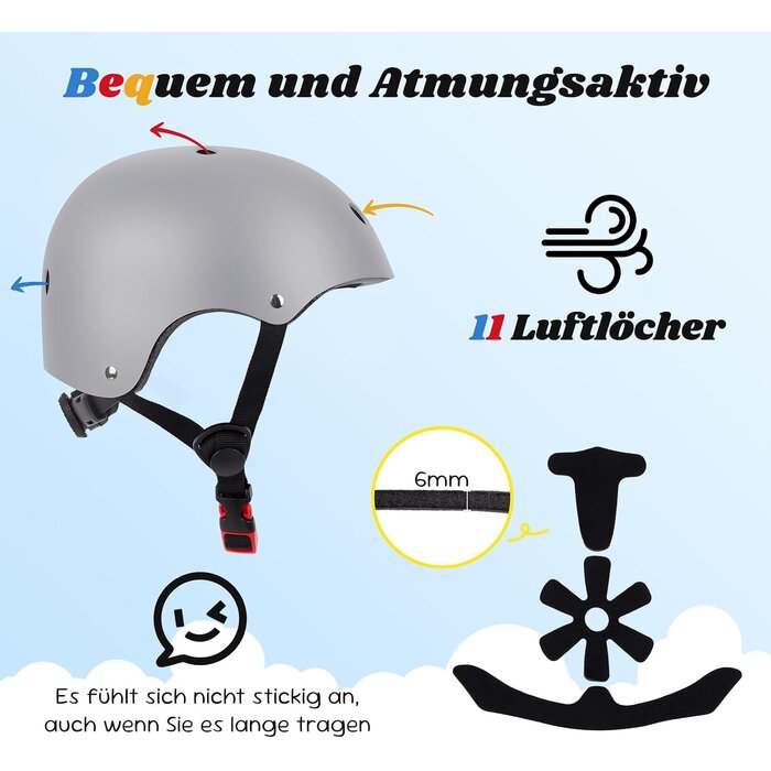 Casque polyvalent Enfant et Ado - Réglable - Bleu - Jusqu'à 26% de réduction