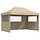 Tente de réception pliante pop-up 410x279cm - Beige - Jusqu'à -35%