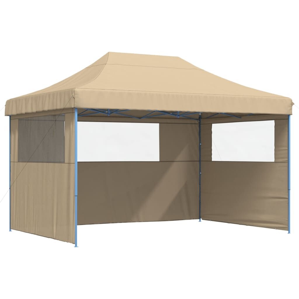 Tente de réception pliante pop-up 410x279cm - Beige - Jusqu'à -35%