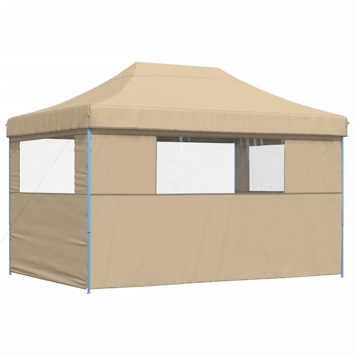 Tente de réception pliante pop-up 410x279cm - Beige - Jusqu'à -35%