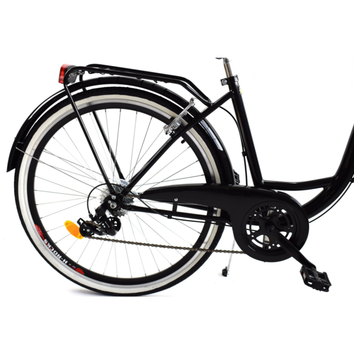 Vélo fille 26 pouces Shimano 7 vitesses - Noir - Jusqu'à 6% de remise