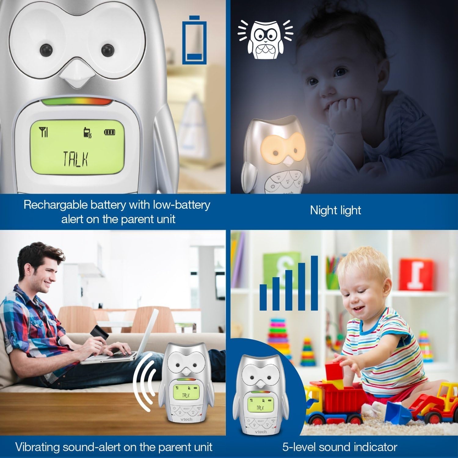 Babyphone Vidéo Hibou - Jusqu'à -39% sur les modèles déballés