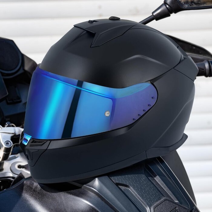 Écran moto pour Shark SKWAL i3, RIDILL 2 et D-SKWAL 3 - Chromé bleu jusqu'à -33%