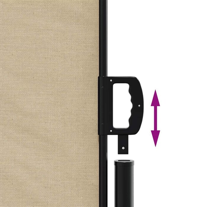 Vidaxl Pare-vent rétractable beige 160 x 300 cm - Jusqu'à -69%