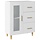 Buffet blanc avec vitrine et tiroirs - Jusqu'à -34% sur votre déco