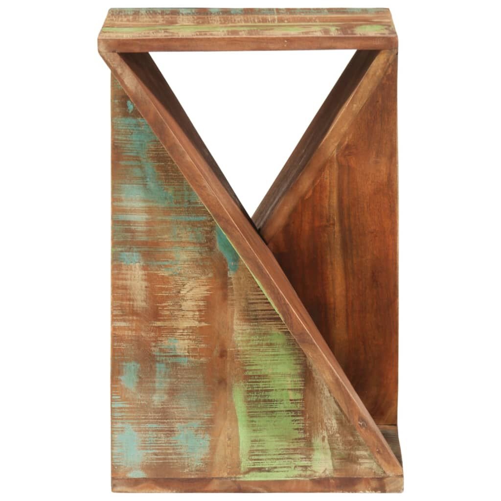 Table d'appoint en bois recyclé torsadé - 35x55cm - Jusqu'à -34%