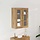 Armoire murale chêne artisanal - 69,5x34x90cm - Jusqu'à 34% de remise