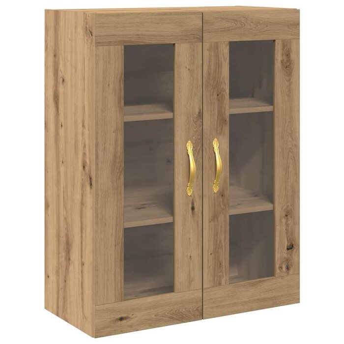 Armoire murale chêne artisanal - 69,5x34x90cm - Jusqu'à 34% de remise