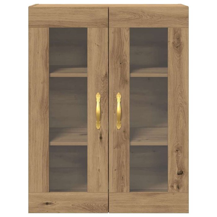 Armoire murale chêne artisanal - 69,5x34x90cm - Jusqu'à 34% de remise