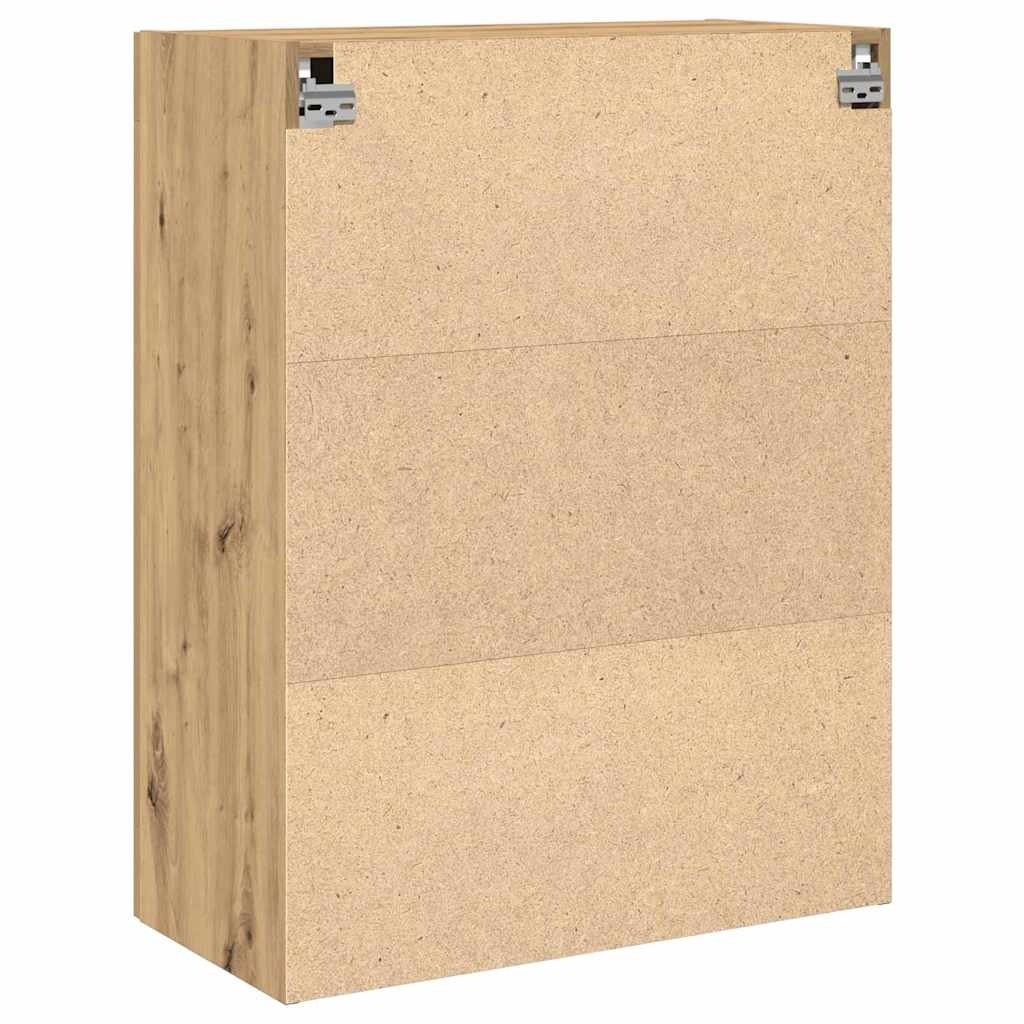 Armoire murale chêne artisanal - 69,5x34x90cm - Jusqu'à 34% de remise