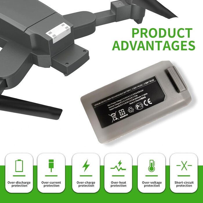 Batterie de vol pour drone - Jusqu'à -34% sur votre achat