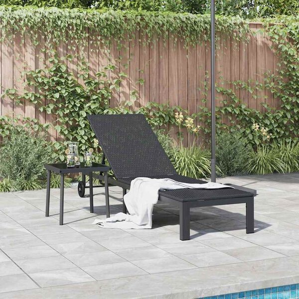 Bain de soleil en résine tressée noir - Jusqu'à 35% de réduction