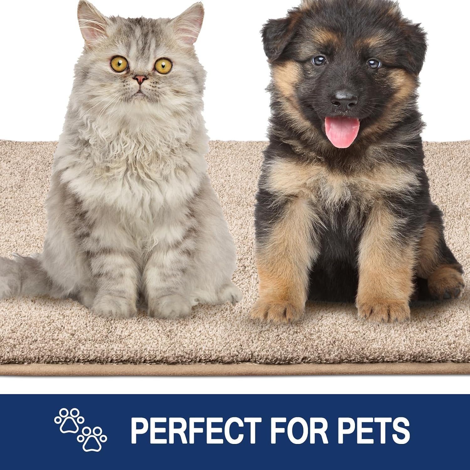 Paillasson Absorbant 120x180 cm Beige - Jusqu'à -34% sur l'Outlet