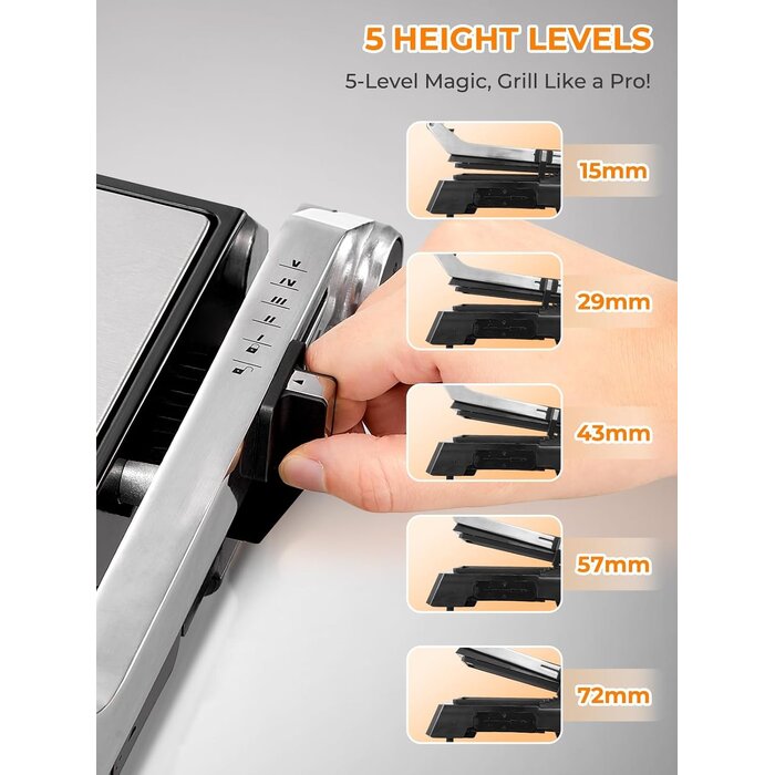 Gril de Contact 4-en-1 XL 2200W - Jusqu'à -35% sur votre appareil