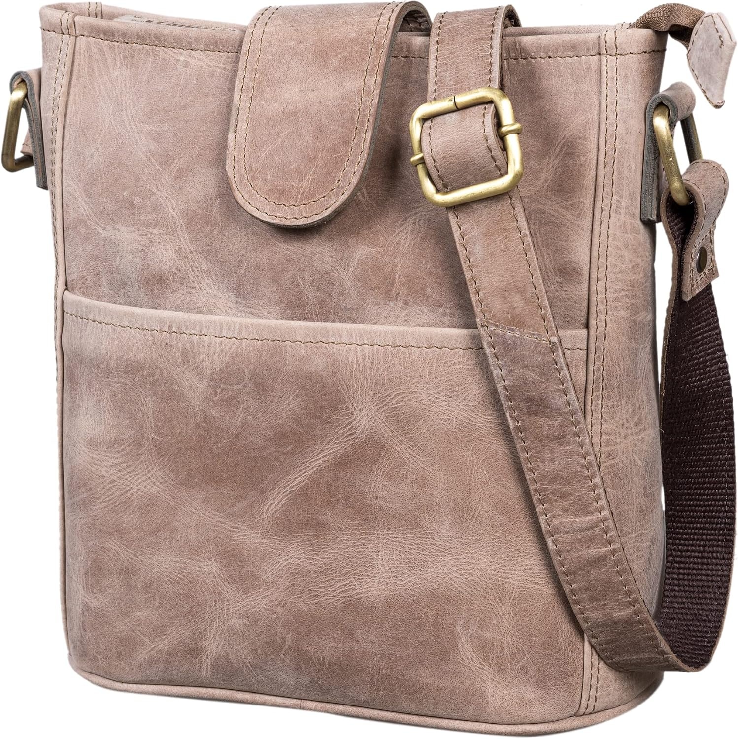 Sac à main bandoulière cuir vintage - Jusqu'à -34% sur modèle retourné