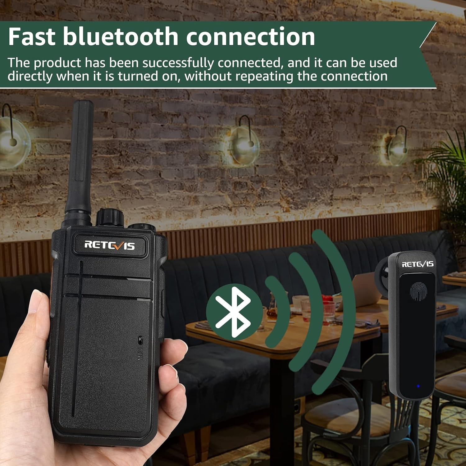 Talkies-walkies Pros Bluetooth - Lot de 2 - Jusqu'à 34% de remise