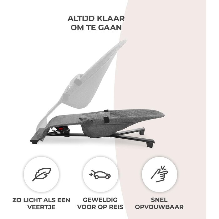 Transat Bébé Ergonomique Gris - Jusqu'à -34% sur le prix neuf