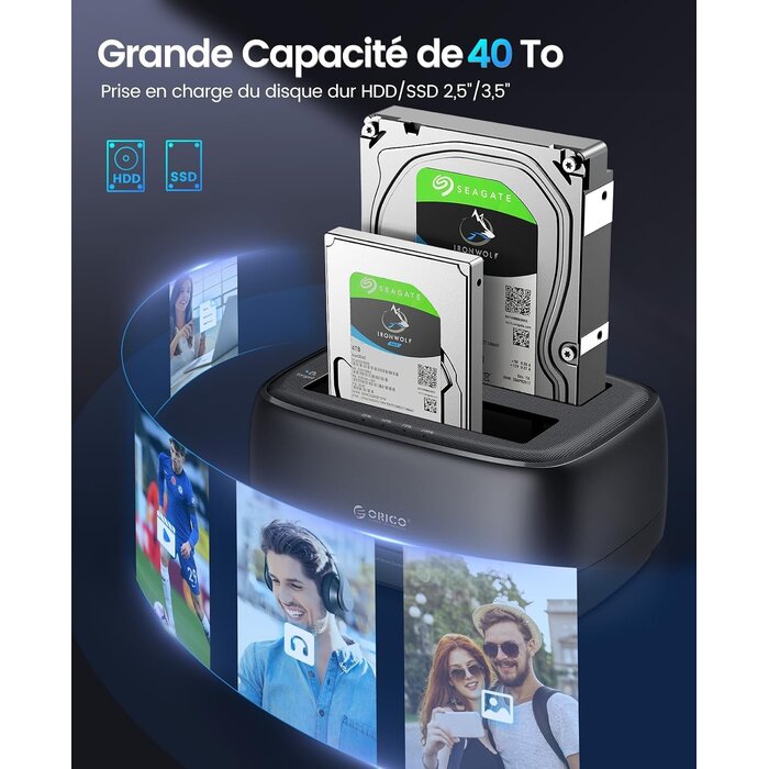 Station d'accueil double baie USB-C - Jusqu'à 32% de remise