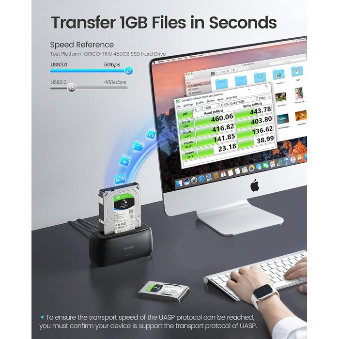 Station d'accueil HDD/SSD USB 3.0 : jusqu'à 31% de remise sur l'outlet
