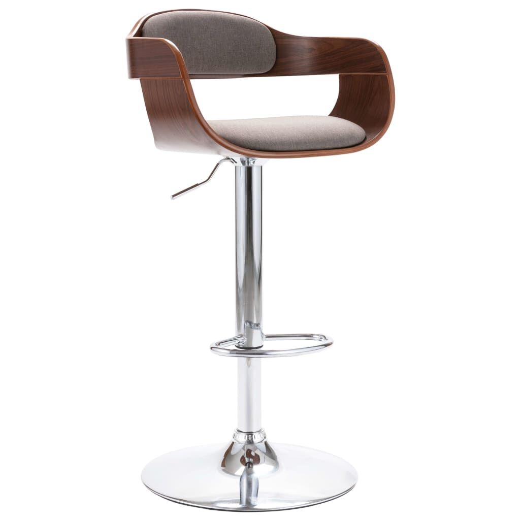 Tabouret de bar réglable taupe : jusqu'à 34 % de réduction