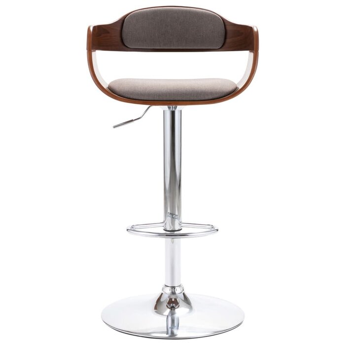 Tabouret de bar réglable taupe : jusqu'à 34 % de réduction