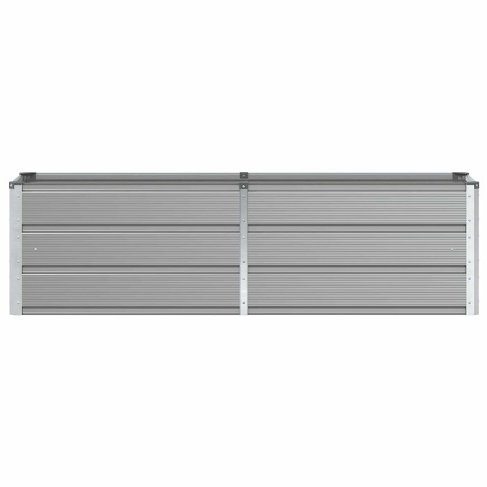 Jardinière en acier 160x40x45cm gris clair - Jusqu'à -32%