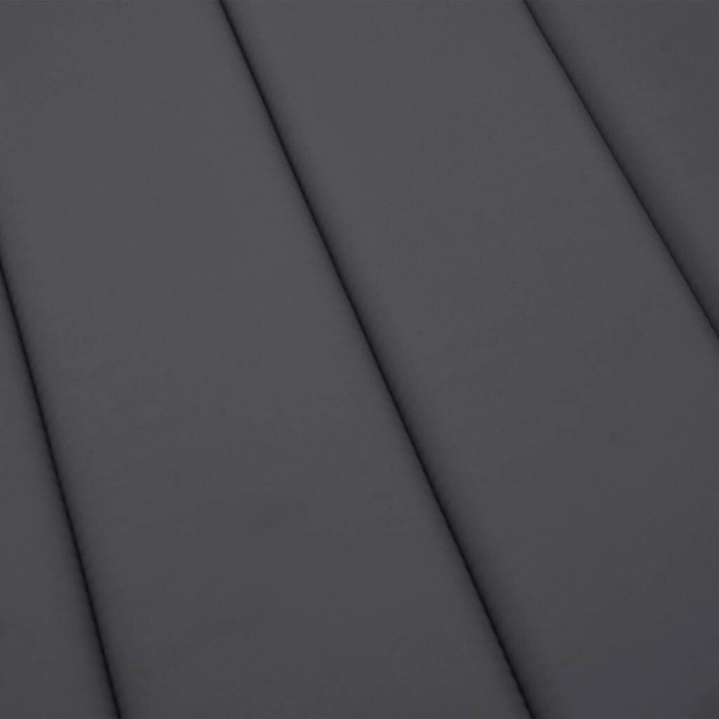 Coussin de bain de soleil 180x60x3 cm Gris Anthracite - Jusqu'à -33%